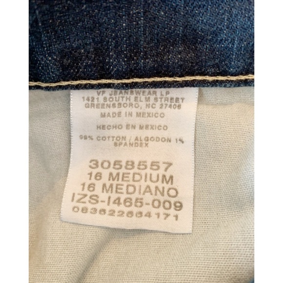 Lee Relaxed Bootcut Jeans Women’s Size 16 Medium Blue Denim - Picture 6 of 6